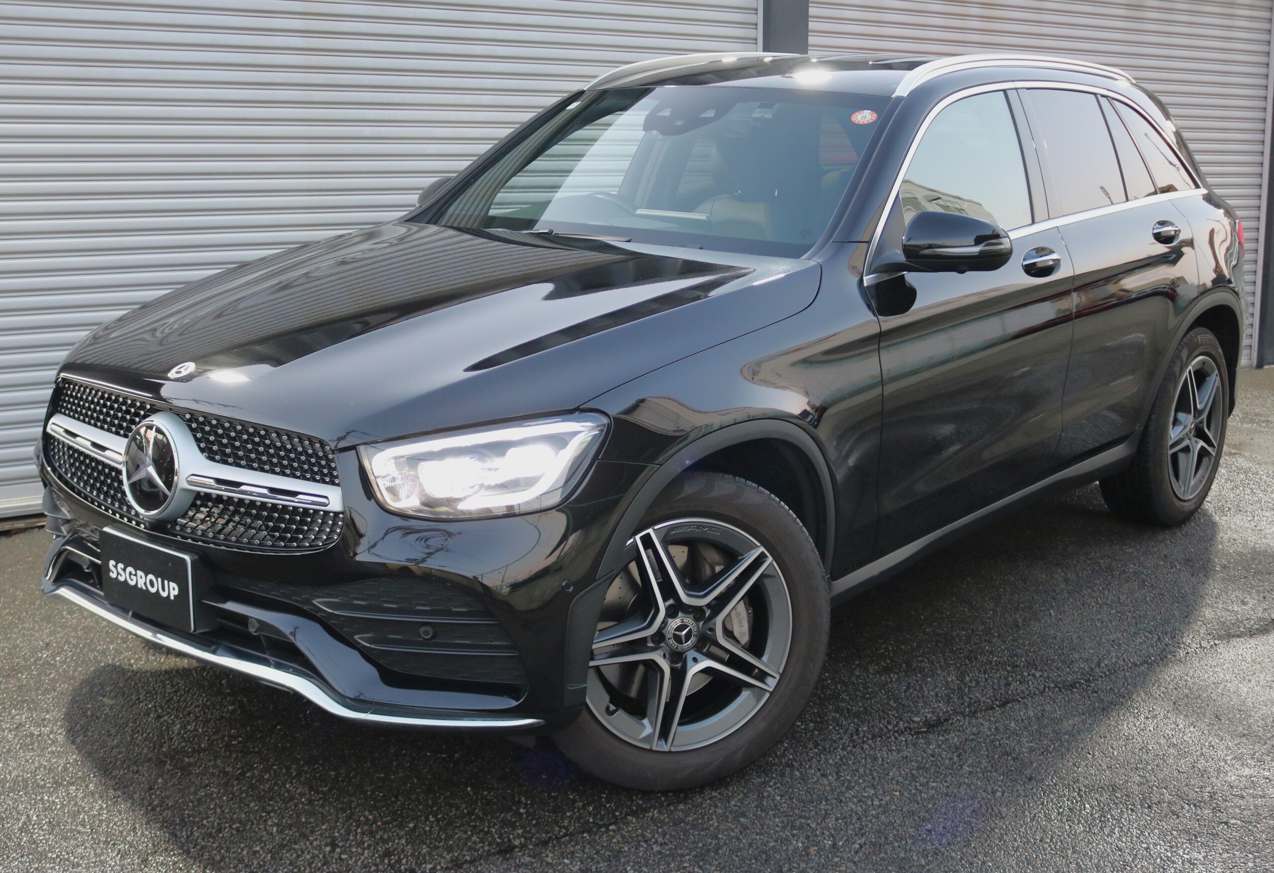 高価買取伝説☆令和1年式 メルセデスベンツ GLC220d 4マチックAMGライン 4WD オブシディアンブラック